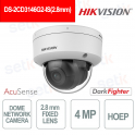 Hikvision 4MP 2.8mm AcuSense AI Dome Camera with DarkFighter and HEOP
