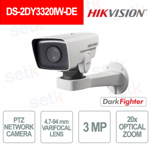 Caméra PTZ infrarouge Hikvision DS-2DY3320IW-DE 3 MP avec zoom 20×