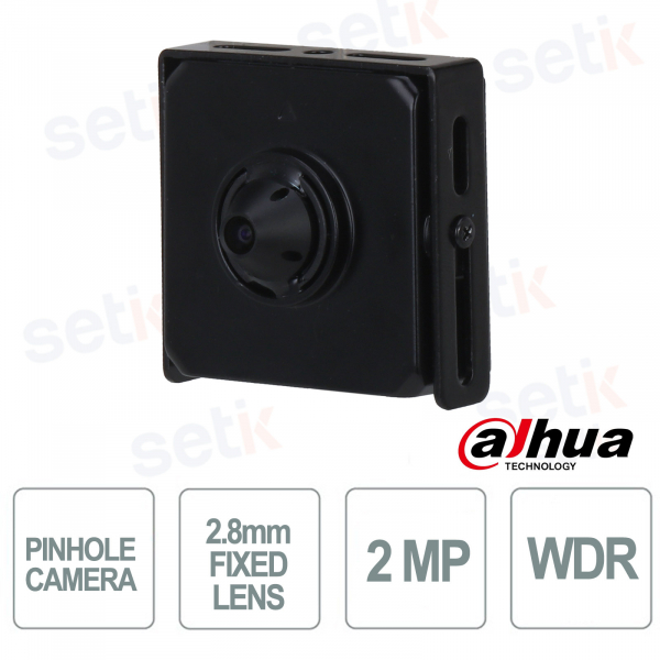 Caméra Full HD sténopé Dahua IPC-HUM8241E-L4-S3 2 MP avec objectif 2,8 mm et WDR