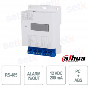 DEE118A RS-485 Module with 8 Alarm Inputs and 4 Alarm Outputs - Dahua