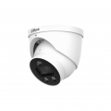 Caméra Dahua IPC-HDW3449H-AS-PV-PRO 4MP 2,8 mm blanche avec IA, WizColor et protection périmétrique