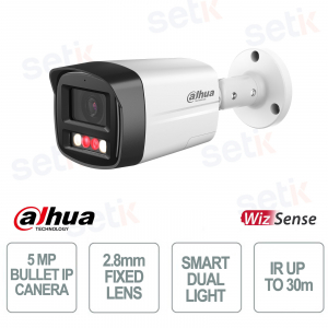 Dahua IPC-HFW2549TL-S-PV 5MP 2.8mm camera with AI and Active Deterrence