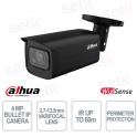 Caméra Dahua IPC-HFW3441T-ZS-S2 4MP noire 2,7–13,5 mm avec IA WizSense