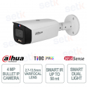 Dahua 4MP IP Bullet Camera White Varifocal 2.7–13.5mm with AI and Night Vision