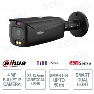Dahua 4MP IP Bullet Camera Black Varifocal 2.7–13.5mm with AI and Night Vision