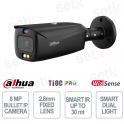Dahua 8MP Bullet IP Camera Black 2.8mm with AI and Smart Dual Light