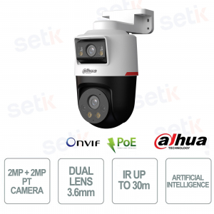 Dahua IPC-PTS2249B-E2-S-PV-PRO 2MP 3.6mm WizColor Active Deterrence IP66 Camera