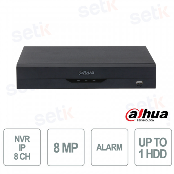 Dahua NVR1108HS-S3/H NVR 8 canaux Full HD avec Smart H.265+