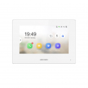 Hikvision Indoor WIFI Station 7-Inch Display + MicroSD TF Card Slot and Snapshot - White