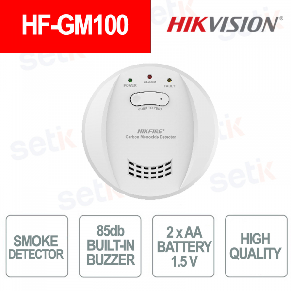 Hikfire HF-GM100 Carbon Monoxide Detector | 85dB Safe Alarm