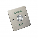 DS-K7P03/T: Stainless Steel Exit and Emergency Button with LED - Hikvision