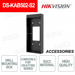 DS-KAB502-S2: Surface Mount Wall Box - Hikvision