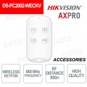 DS-PC2002-WECKV: 868 MHz wireless key fob for secure door opening - Hikvision