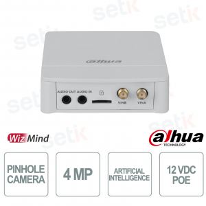 Telecamera Dahua IPC-HUM8441E-E2 4MP WizMind – Sicurezza AI Avanzata