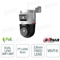 Dahua IPC-PTS2349B3-SW-E2-PV Dual Lens 3MP+3MP Starlight Wi-Fi 6 camera