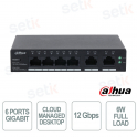 Switch Dahua CS4006-4GT 6 Porte Gigabit Cloud Managed per Reti Aziendali