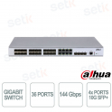 Switch Dahua S5436-24GF8GT4XF | 36 Porte Gigabit L2+ con Uplink 10G e Gestione Cloud