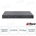 Switch Dahua S5452-48GT4XF | 52 Porte Gigabit L2+ con 4 Uplink 10G