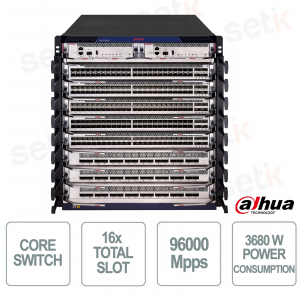 S10508 — High-Performance 40GE Core Switch for Secure and Scalable Networks - Dahua