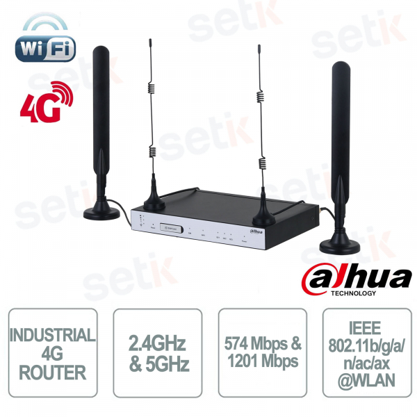 Dahua WM4720-OW Industrial 4G Router: Fast Wi-Fi 6 and Secure Network
