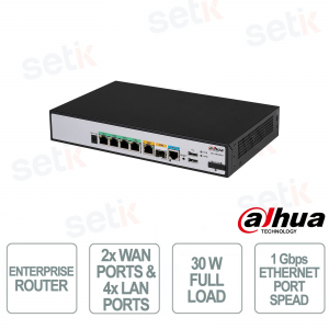 Routeur d'entreprise Dahua AR306-E : haut débit, sécurité et VPN avancé