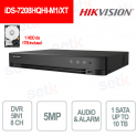 DVR 8 Canali AcuSense AI H.265 Pro+ 5-in-1 Rilevamento Veicoli/Persone + HDD 1 TB Incluso - Hikvision