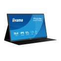 iiyama ProLite P1671HSC-B1 Portable Monitor – 15.6" Full HD USB-C with Leather Cover and Built-in Speakers