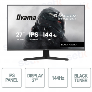 Monitor Gaming Iiyama G-Master G2741HSU-B1 27” IPS 144Hz – Velocità e precisione per ogni gamer