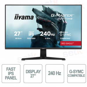 Iiyama G-Master G2771HSU-B1 240Hz Fast IPS – Pro Precision and Speed!