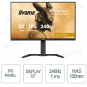 Iiyama G-Master GB3290QSU-B1 240Hz QHD – Smoothness and Precision for Pro Gamers