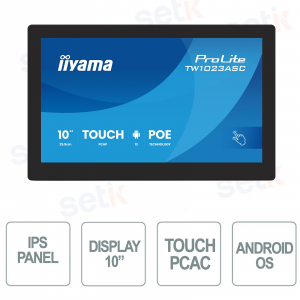 Iiyama ProLite TW1023ASC-B3P PC tactile Android 10,1 pouces – Solution intelligente et interactive