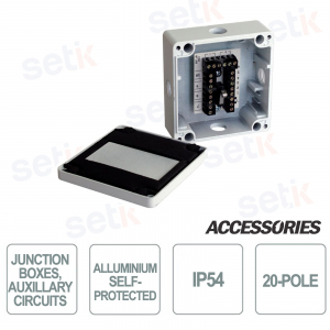 Eaton 1465-CSA Junction Box – 20-Pole Aluminum IP54, Safe and Durable