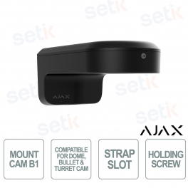Ajax MountCam B1 Wall Bracket Black – Video Surveillance Mounting