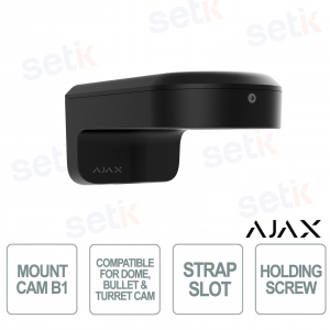 Ajax MountCam B1 Wall Bracket Black – Video Surveillance Mounting