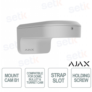 Ajax MountCam B1 Blanc – Support mural pour vidéosurveillance