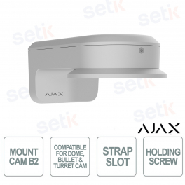 Ajax MountCam B2 White – Professional Mount for IP Cameras