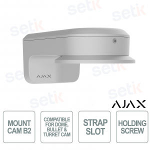 Ajax MountCam B2 Bianca – Staffa Professionale per Telecamere IP