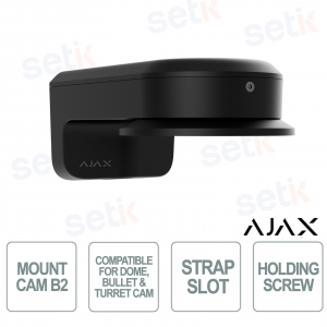 Ajax MountCam B2 Black Wall Mount – Professional Mount for IP Cameras