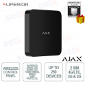 Ajax Superior Hub G3 Nero con Connessione Ethernet/Wi-Fi e Doppia SIM