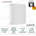 Ajax Superior Hub G3 Blanc avec connexion Ethernet/Wi-Fi et double SIM