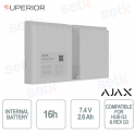 Ajax Superior Internal Battery (16h) White: Certified Battery for G3 Hub