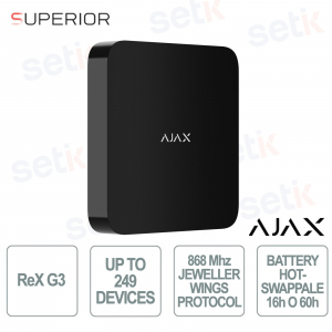 Ajax Superior ReX G3 Black: Professional Grade 3 Range Extender
