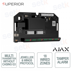 Ajax MultiTransmitter G3 Jeweler Without Casing: Module for 18 Wired Devices