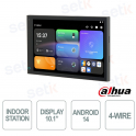 4-Wire Smart Panel with 10.1" Display, Android 14, and Advanced Video Surveillance Features - Dahua