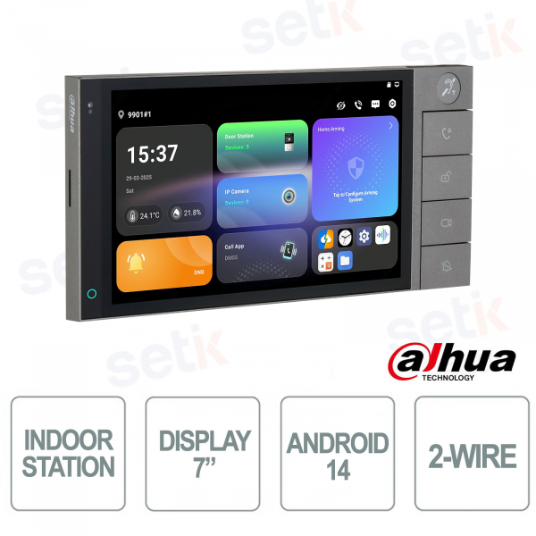 Dahua 2-Wire Smart IP Panel with 7" Display and Android 14