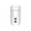 Ajax MotionCam HDR (PhOD) Jeweller White – Wireless IR motion detector with PIR sensor and HDR photo verification