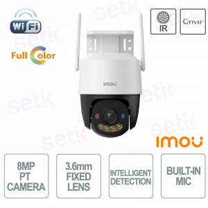 Imou Cruiser SC 8MP 4K Outdoor Wi-Fi Camera with 3.6mm Lens, Pan & Tilt and AI