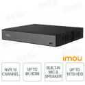 NVR PoE 10 Canali – NVR-N110-8A0E-P con Audio Bidirezionale e Uscita 4K HDMI