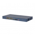 Dahua 18-Port Cloud-Managed PoE Switch with 16 PoE Channels and 240W Total Power for IP Video Surveillance