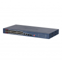 Dahua 28-Channel Cloud Managed Gigabit PoE Switch with 24 PoE Ports and 240W Total Power